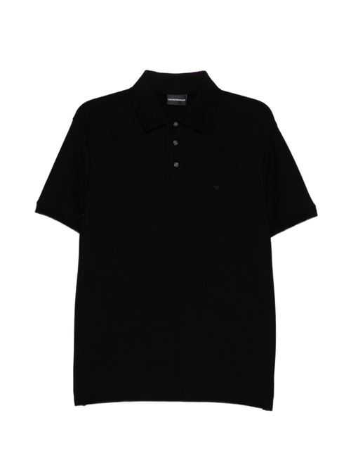 Polo uomo Emporio Armani nera manica corta EMPORIO ARMANI | EM005251AF10497UC001